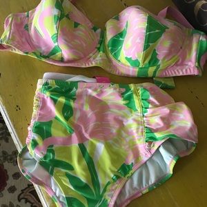 Lilly Pulitzer Target Plus Size 2 pc Bathing Suit
